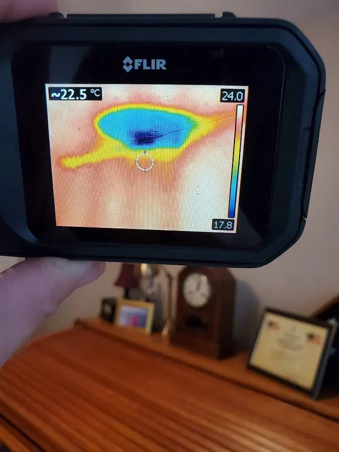 Thermal imaging inspection for water damage in Germantown
